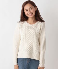 SHIPS / シップス ニット・セーター | ケーブルニットプルオーバー☆