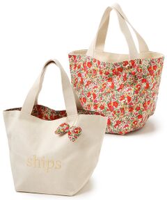SHIPS / シップス トートバッグ | リバティプリント エコバッグⅢ(S)