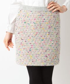 SHIPS / シップス ミニ・ひざ丈スカート | モヘア ニット ツイード スカート