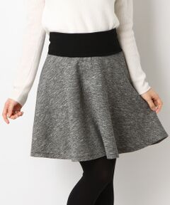 SHIPS / シップス ミニ・ひざ丈スカート | リバース カラー フレアー スカート