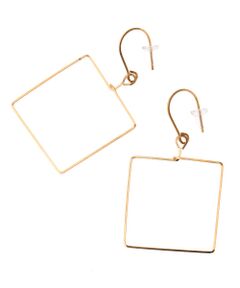 SHIPS / シップス ピアス・イヤリング | BY PHILIPPE:スクエア フック ピアス