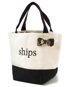 SHIPS / シップス エコバッグ | バイカラー エコバッグ(S)