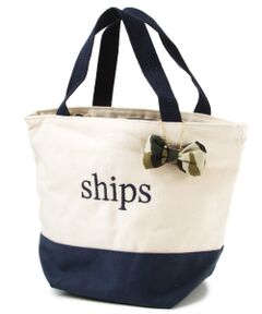 SHIPS / シップス エコバッグ | バイカラー エコバッグ(S)