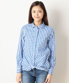 <a href=http://www.selectsquare.com/shop-women/ships?sale_yn=1><font color=red><b>SHIPSのセールアイテム一覧はこちら</b></font></a><br><br>フロントリボンシリーズから、新作が登場!!<br>明るい爽やかなカラーに、大きめのギンガムチェック柄が可愛らしいデザインです。<BR> <br><br>※末永く愛用頂く為に、アテンションタグ・洗濯ネームを必ずご確認の上、着用又はお取り扱い下さい。<BR>