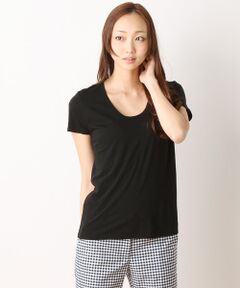 SHIPS / シップス カットソー | コットン ベーシック Uネック ショートスリーブ