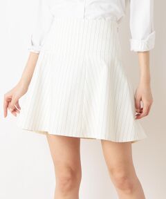 SHIPS / シップス ミニ・ひざ丈スカート | 313200123①ストライプ フレアスカート