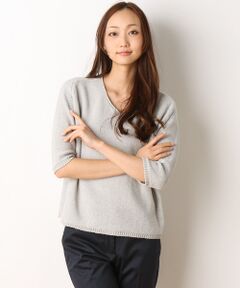 SHIPS / シップス ニット・セーター | コットン Vネック プルオーバー