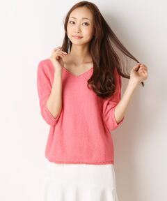 SHIPS / シップス ニット・セーター | コットン Vネック プルオーバー