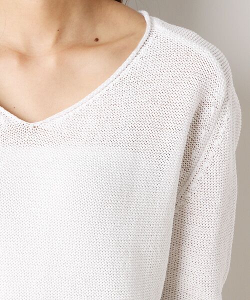 SHIPS / シップス ニット・セーター | コットン Vネック プルオーバー | 詳細3