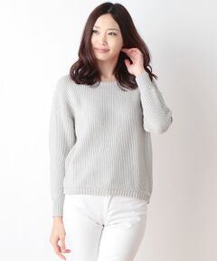 SHIPS / シップス ニット・セーター | コットン ミドルゲージ プルオーバー