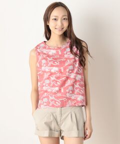 <a href=http://www.selectsquare.com/shop-women/ships?sale_yn=1><font color=red><b>SHIPSのセールアイテム一覧はこちら</b></font></a><br><br>SHIPS別注【Reyn Spooner】ノースリーブシャツ。<br>リゾート感タップリなプリントに、シルエットを別注で作って頂いた特別感のあるトップス。<br>裏地を表にしたデザインが、カジュアルになり過ぎずに合わせられる一枚。<br>ボトムを選ばない着丈なので、幅広いスタイルが楽しめるアイテムです。<br><br>【Reyn Spooner】1962年に誕生。紳士洋品店「レインズ社」の創立者、レイン・マッカラーと、カスタムメイド・スイムウエアを作っていた「スプーナー社」の創立者ルース・スプーナーによって始まりました。当時、ハワイの旅行者向けのお土産や衣装とされることの多かったアロハシャツでしたが、彼らはカジュアルにもビジネスシーンにも着られるアロハシャツ作りを目指し、高く評価されてきたブランドです。<BR><br><br>※一点一点柄の出方が若干異なります。<br>※末永く愛用頂く為に、アテンションタグを必ずご確認の上、着用又はお取り扱い下さい。 <BR>