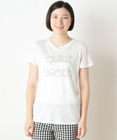 SHIPS / シップス カットソー | コットン プリントＴｅｅ