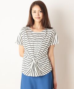 SHIPS / シップス カットソー | テンジク フロント ネジリ プルオーバー