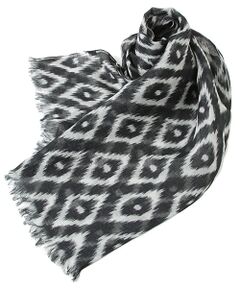 SHIPS / シップス マフラー・ショール・スヌード・ストール | モノトーンプリントストール