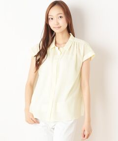 SHIPS / シップス シャツ・ブラウス | コットン シルク ギャザーブラウス