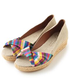 SHIPS / シップス サンダル | GAIMO:チェックコンビ ネジリ◆