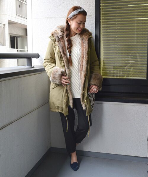 SHIPS / シップス ミリタリージャケット・コート | ラビットファー モッズコート　2014◆★ | 詳細5