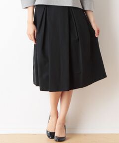 SHIPS / シップス ミニ・ひざ丈スカート | ミドル丈　タックスカート