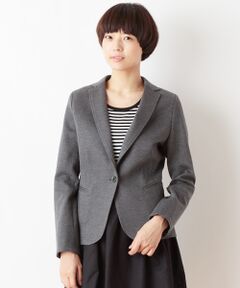 SHIPS / シップス テーラードジャケット | リップルジャージ ジャケット