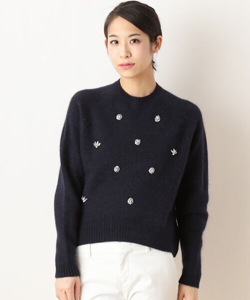 SHIPS / シップス ニット・セーター | アンゴラビジュープルオーバー | 詳細10