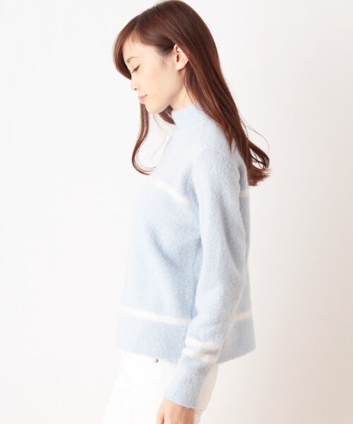 SHIPS / シップス ニット・セーター | ブロックラインニット | 詳細4