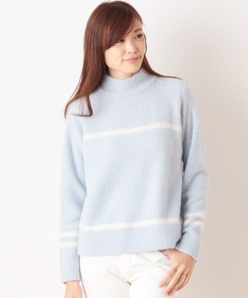 SHIPS / シップス ニット・セーター | ブロックラインニット | 詳細8
