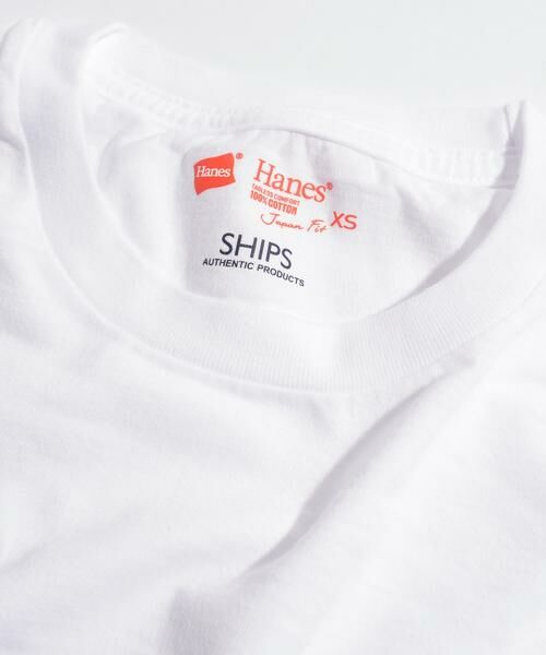 SHIPS for women / シップスウィメン Tシャツ | Hanes×SHIPS:コットンTEE（2枚組）◇ | 詳細5