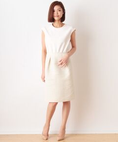 SHIPS / シップス ミニ丈・ひざ丈ワンピース | ツイード ワンピース