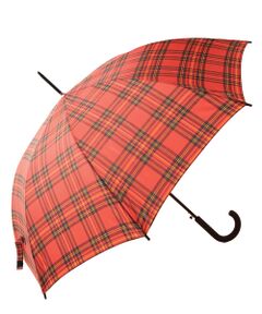 DERBYの傘。チェック柄がさり気ないコーディネートのポイントに◎<br><br>※一点一点柄の出方が異なります。<br><br><b><洋傘　ご使用上の注意></b><br>・製品には尖った部分があります。常に周囲の安全を確認し、開閉時は傘を上に向けてください。<br>・手元や骨、または傘の先端が壊れたまま使用しないでください。<br>・ステッキがわりに使用したり、振り回したり投げたりしないでくさい。<br>・強風の時は、破損の恐れがありますので使用しないでください。<br>・使用後は陰干しをしてじゅうぶんに乾燥させてください。<br>※末永く愛用頂く為に、アテンションタグ・洗濯ネームを必ずご確認の上、着用又はお取り扱い下さい。 