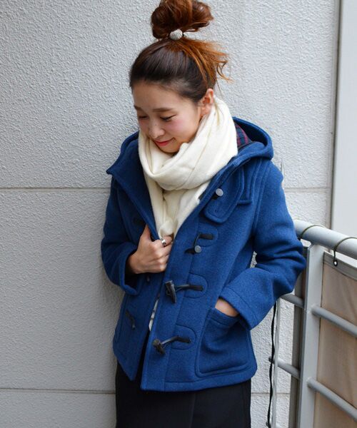 ダッフルコートLONDON TRADITION ships short duffle coat - signo.ae