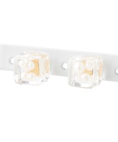 SHIPS / シップス ピアス・イヤリング | スクエアークリア粒ピアス