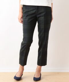 SHIPS / シップス その他パンツ | 【VERY 11月号掲載】 ブラックウォッチ9分丈ウールパンツ