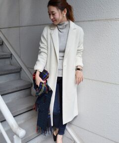 SHIPS / シップス その他アウター | ジャージー チェスターコート(white)◆