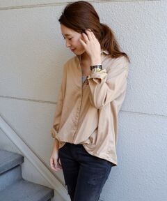 SHIPS / シップス シャツ・ブラウス | テンセルタックロングスリーブolive