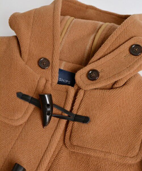 VALLOMBROSA ダッフルコートcamel.navy◆