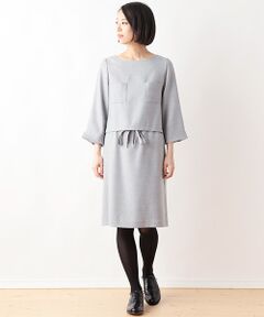 <a href=http://www.selectsquare.com/shop-women/ships?sale_yn=1><font color=red><b>SHIPSのセールアイテム一覧はこちら</b></font></a><br><br>胸元のダブルポケットがポイントになったワンピース。ウエストがしぼれるのでお好みの位置で調整できるのも嬉しいポイントです♪<BR><br><br>※末永く愛用頂く為に、アテンションタグ・洗濯ネームを必ずご確認の上、着用又はお取り扱い下さい。<BR>