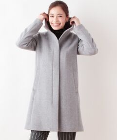 SHIPS / シップス その他アウター | ウールアンゴラフードコート