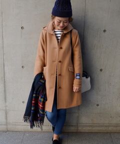 HAMILTON LAMBSWOOL　ウールフードコート