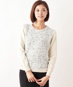 SHIPS / シップス ニット・セーター | YONETOMI ツイード コンビプルオーバー