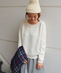 SHIPS / シップス ニット・セーター | ウールカシミヤクルーネックプルオーバー◆