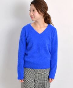 SHIPS / シップス ニット・セーター | アンゴラ ナイロン プルオーバー