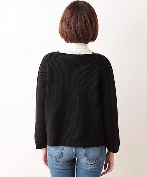 SHIPS / シップス ニット・セーター | アゼクルーネック | 詳細1