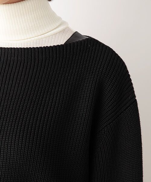 SHIPS / シップス ニット・セーター | アゼクルーネック | 詳細3