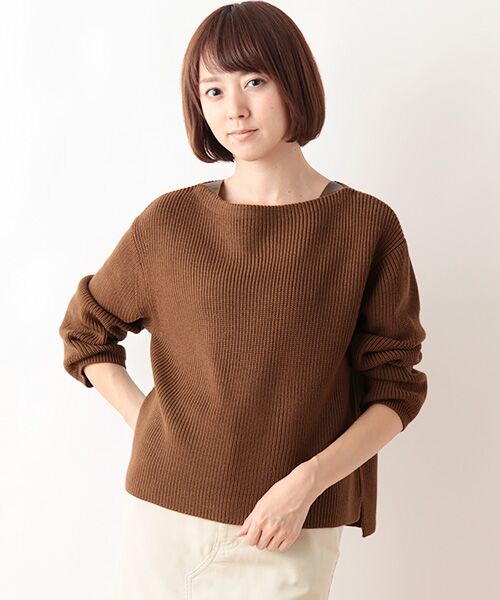 SHIPS / シップス ニット・セーター | アゼクルーネック | 詳細7