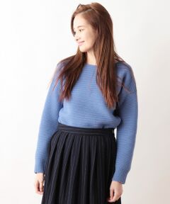 SHIPS / シップス ニット・セーター | ソリット/ボーダー ニットプルオーバー