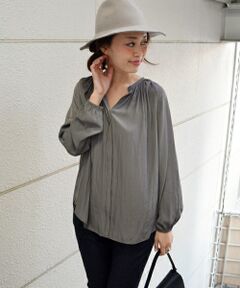 SHIPS / シップス シャツ・ブラウス | ギャザーブラウス◆