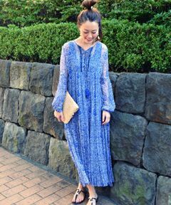 SHIPS / シップス ロング・マキシ丈ワンピース | ne Quittez pas:フラワーマキシワンピース◆