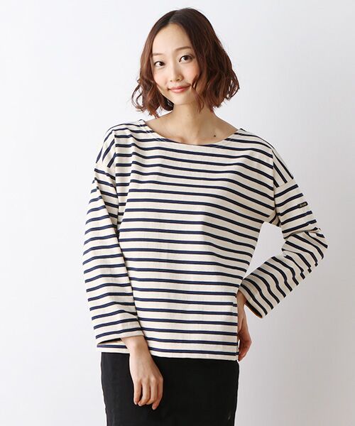 SHIPS for women / シップスウィメン Tシャツ | Le minor:ボーダーカットソー | 詳細9