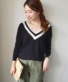 SHIPS / シップス ニット・セーター | コットン16G Vネックプルオーバー