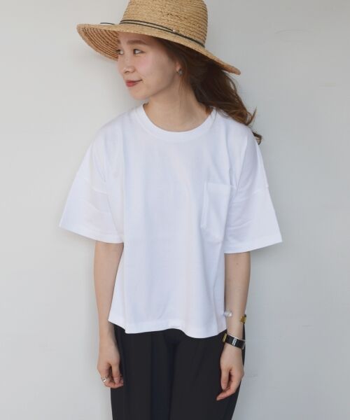 SHIPS for women / シップスウィメン カットソー | WCO:BIG PKT TEE | 詳細3